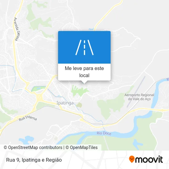 Rua 9 mapa