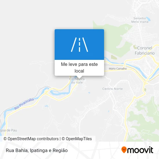 Rua Bahia mapa