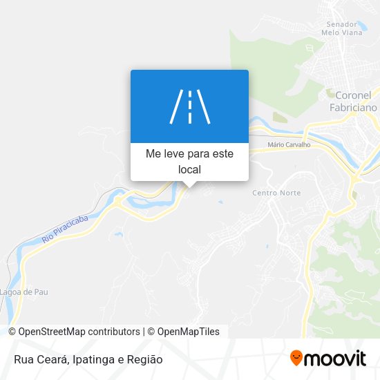 Rua Ceará mapa