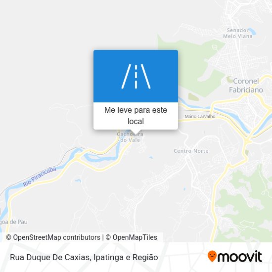 Rua Duque De Caxias mapa