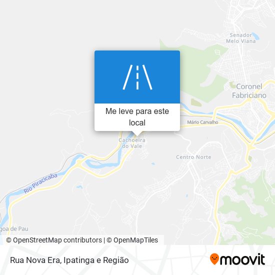 Rua Nova Era mapa