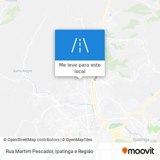 Rua Martim Pescador mapa