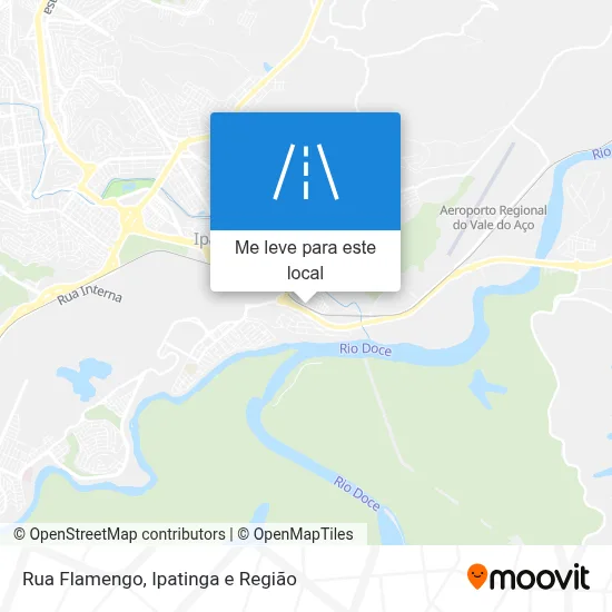 Rua Flamengo mapa