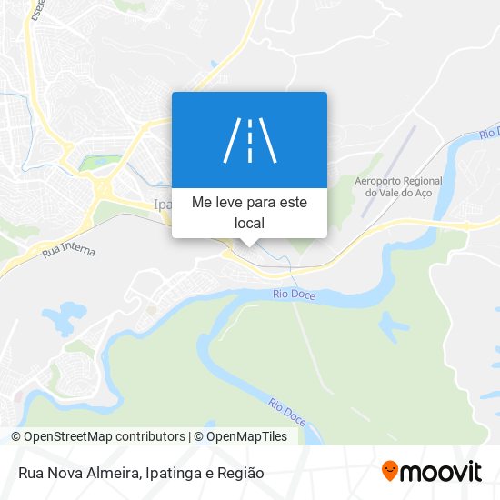 Rua Nova Almeira mapa