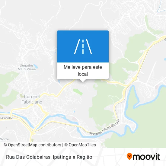 Rua Das Goiabeiras mapa