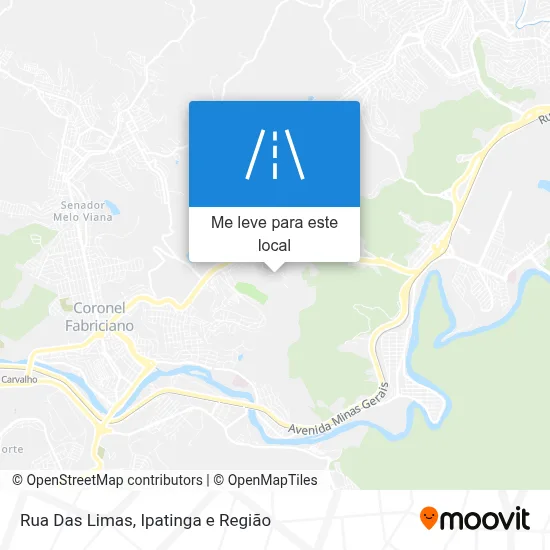 Rua Das Limas mapa