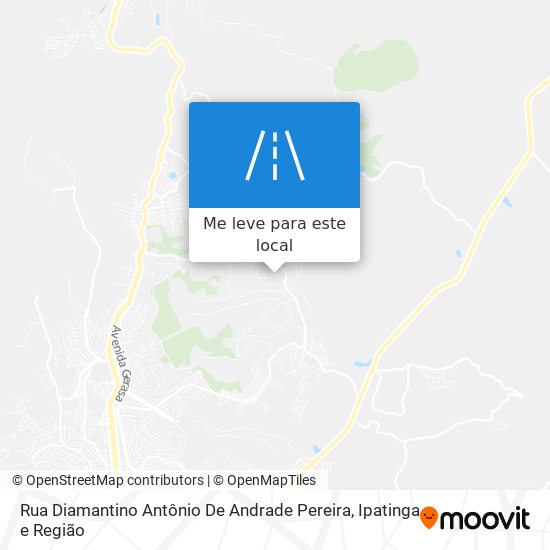 Rua Diamantino Antônio De Andrade Pereira mapa