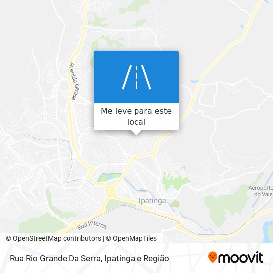 Rua Rio Grande Da Serra mapa