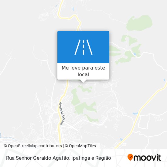 Rua Senhor Geraldo Agatão mapa