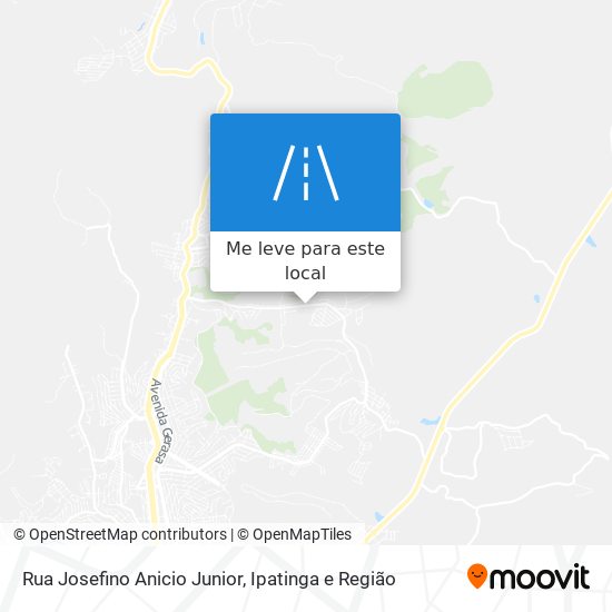 Rua Josefino Anicio Junior mapa