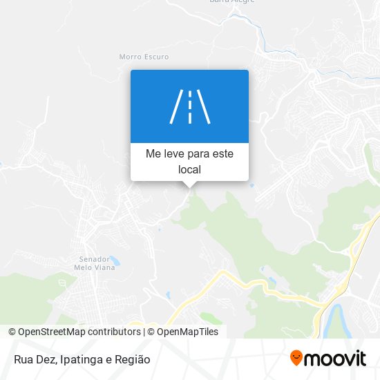 Rua Dez mapa