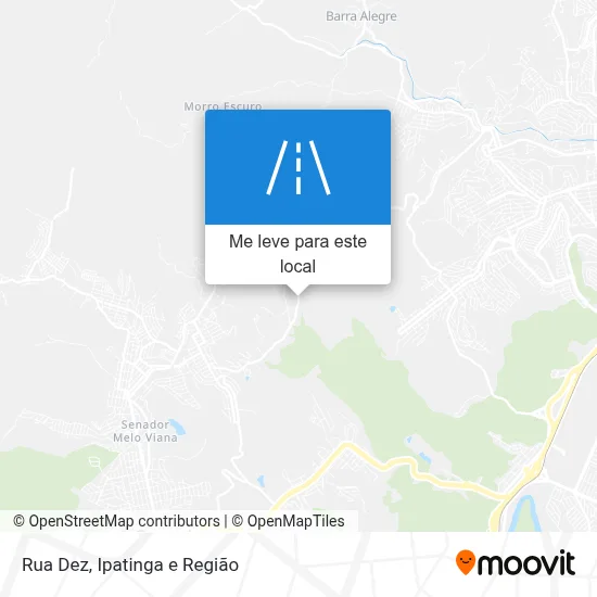 Rua Dez mapa