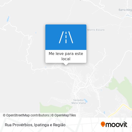 Rua Provérbios mapa