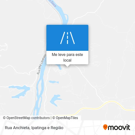 Rua Anchieta mapa