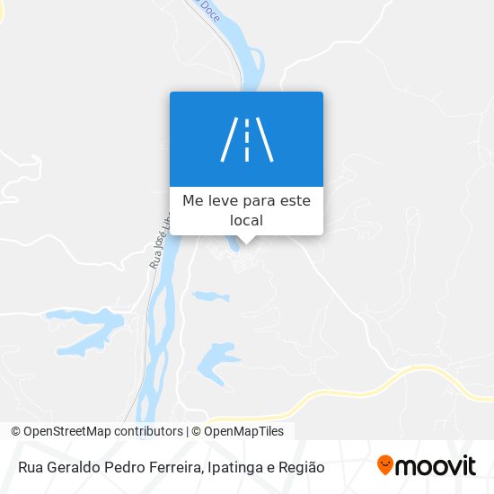 Rua Geraldo Pedro Ferreira mapa