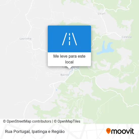 Rua Portugal mapa
