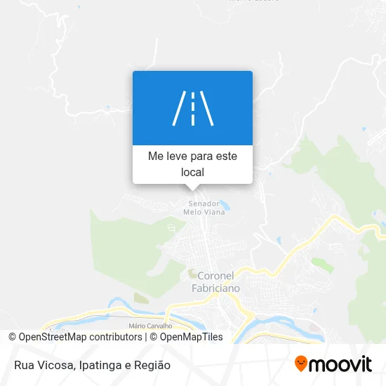 Rua Vicosa mapa