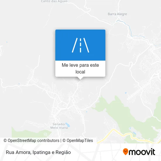 Rua Amora mapa