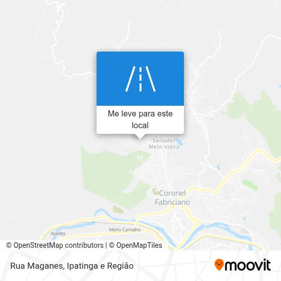 Rua Maganes mapa