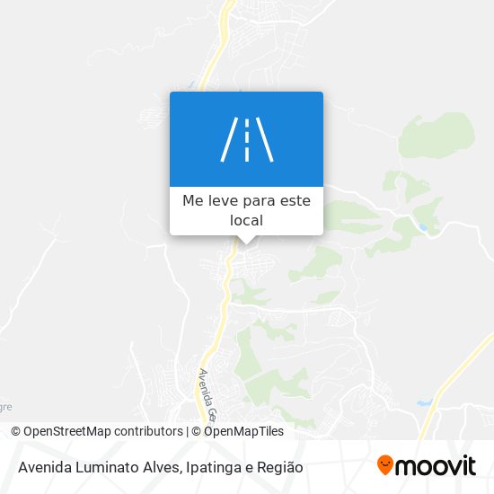 Avenida Luminato Alves mapa