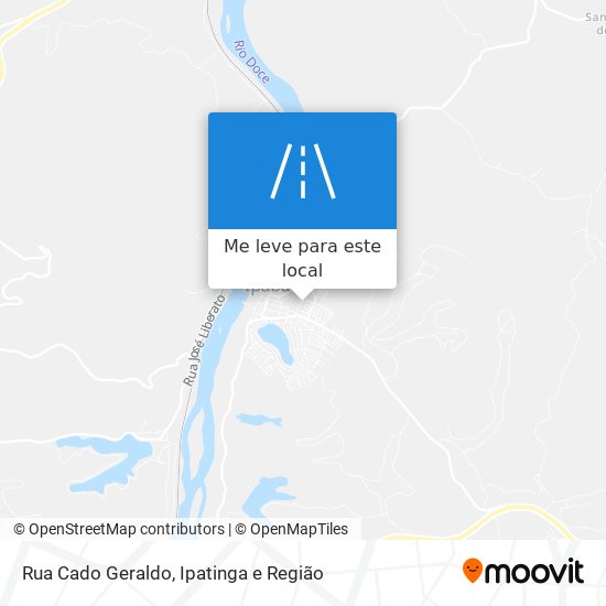 Rua Cado Geraldo mapa