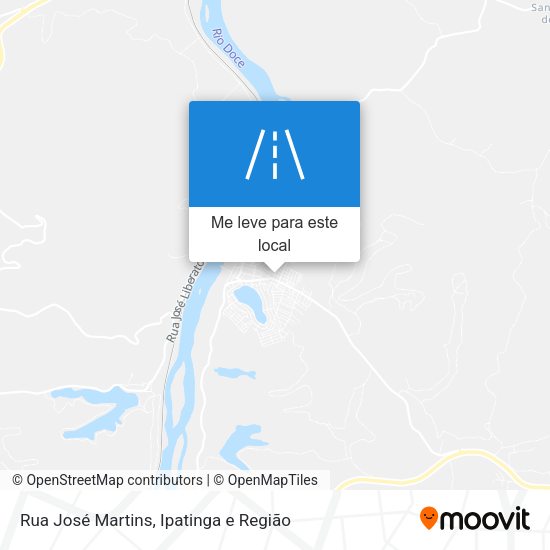 Rua José Martins mapa