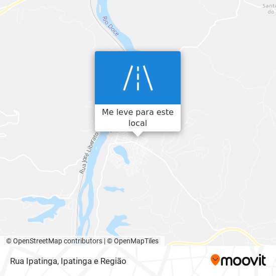 Rua Ipatinga mapa