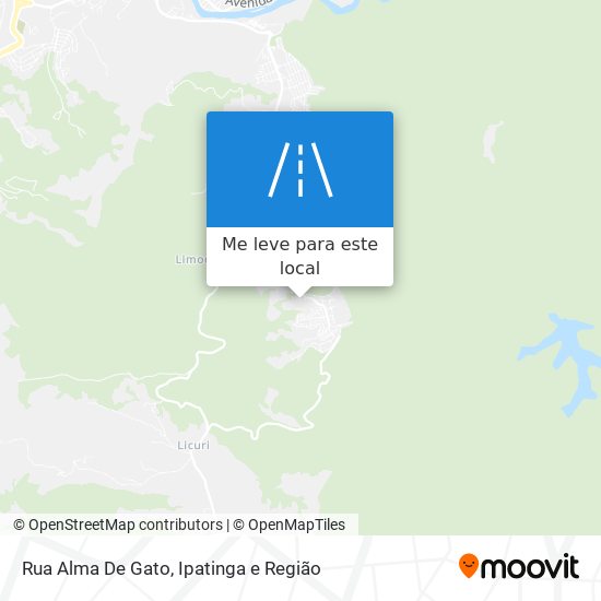 Rua Alma De Gato mapa
