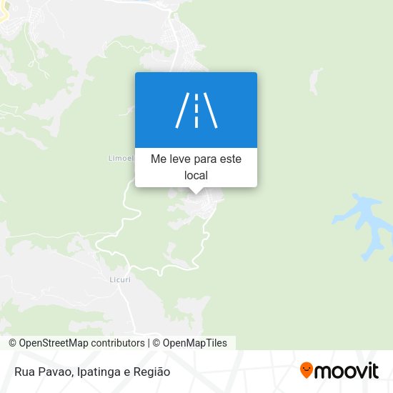Rua Pavao mapa
