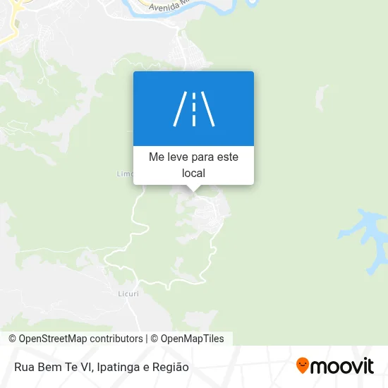 Rua Bem Te VI mapa