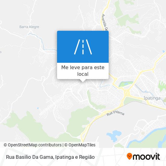 Rua Basilio Da Gama mapa