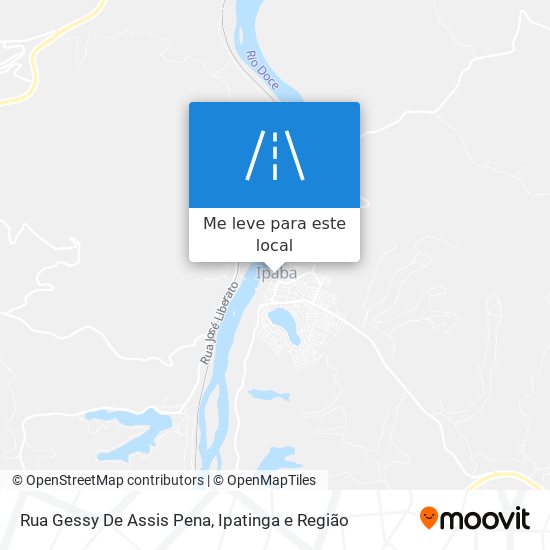 Rua Gessy De Assis Pena mapa