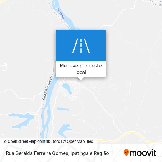 Rua Geralda Ferreira Gomes mapa