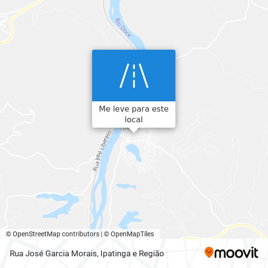 Rua José Garcia Morais mapa