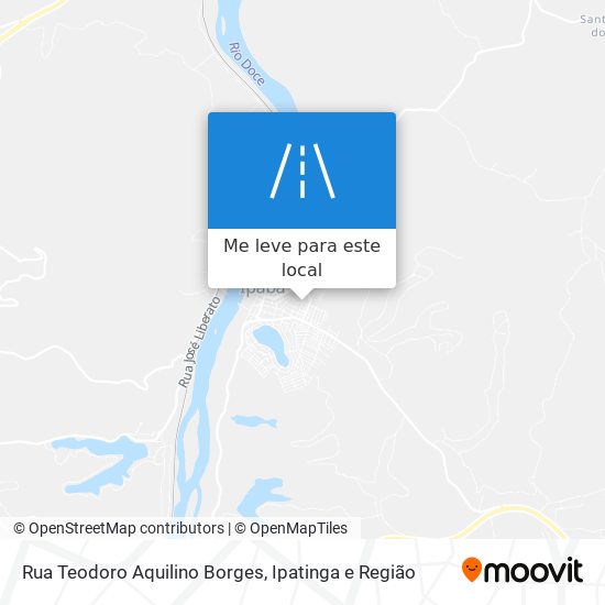 Rua Teodoro Aquilino Borges mapa