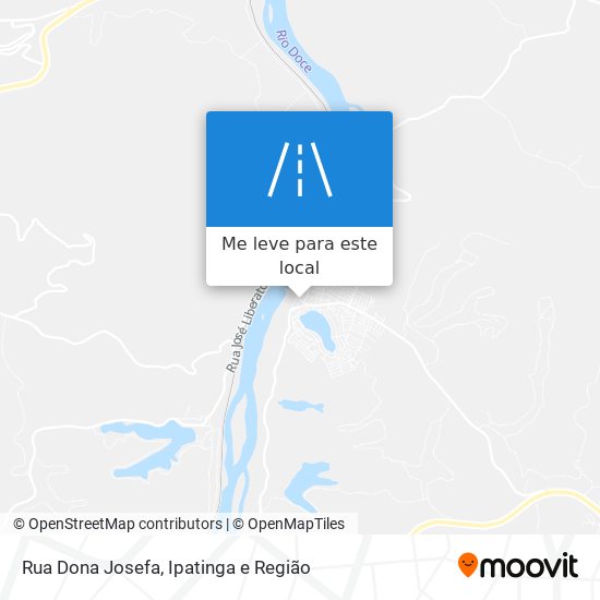 Rua Dona Josefa mapa