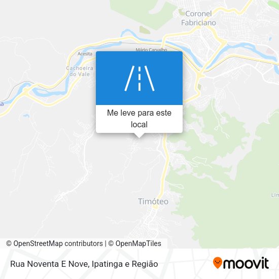 Rua Noventa E Nove mapa