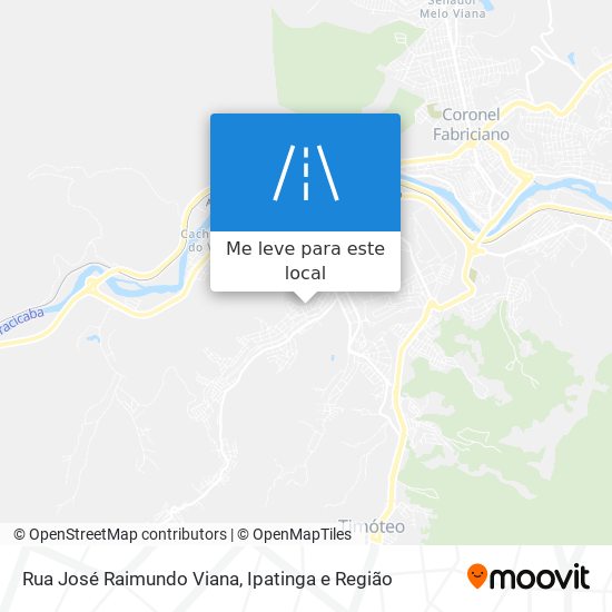 Rua José Raimundo Viana mapa