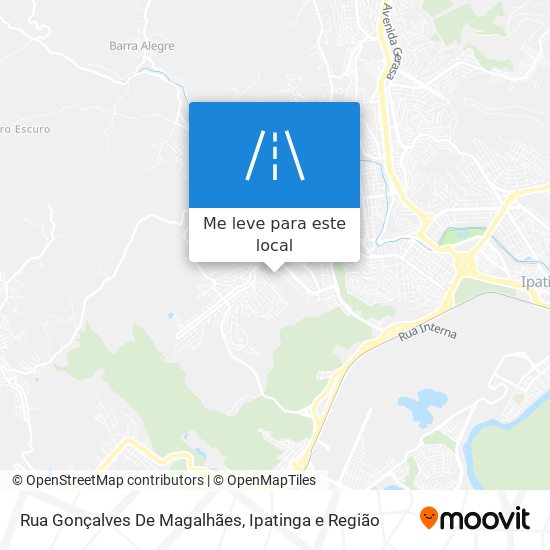 Rua Gonçalves De Magalhães mapa
