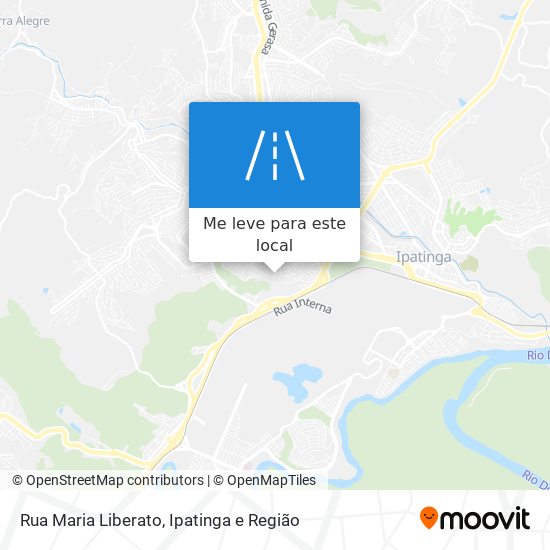 Rua Maria Liberato mapa