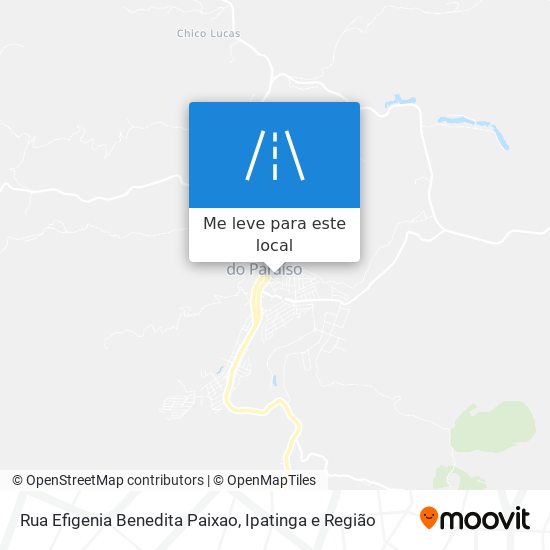 Rua Efigenia Benedita Paixao mapa