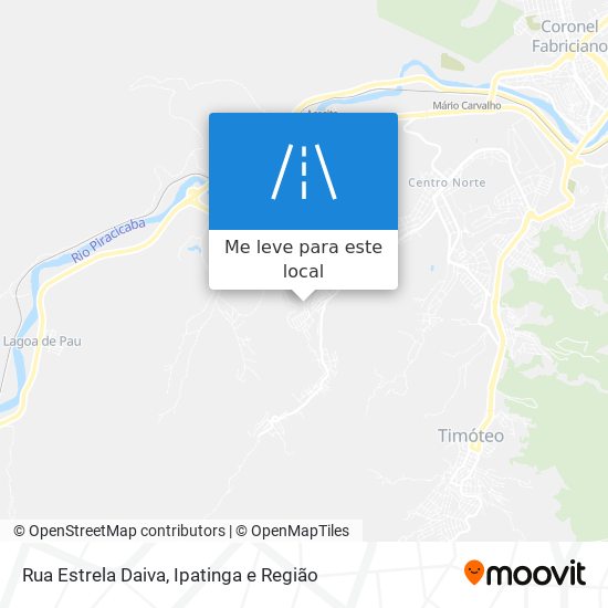 Rua Estrela Daiva mapa