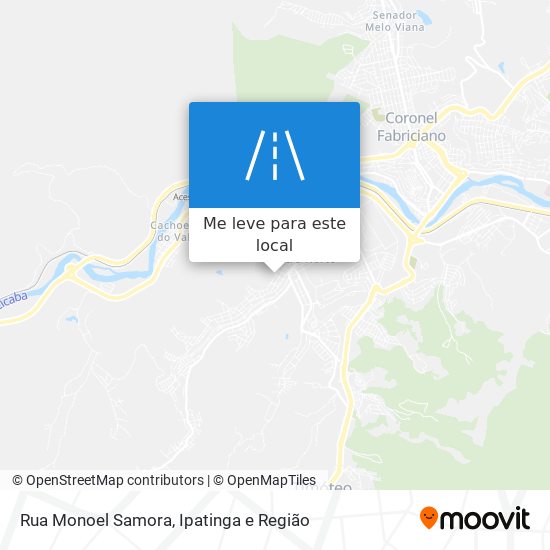 Rua Monoel Samora mapa