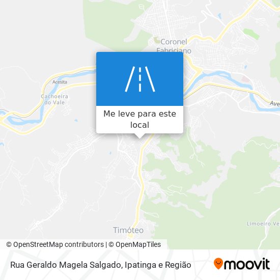 Rua Geraldo Magela Salgado mapa