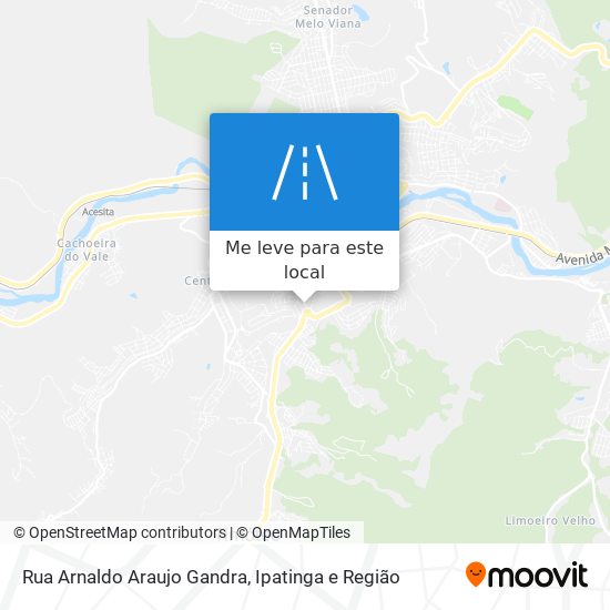 Rua Arnaldo Araujo Gandra mapa