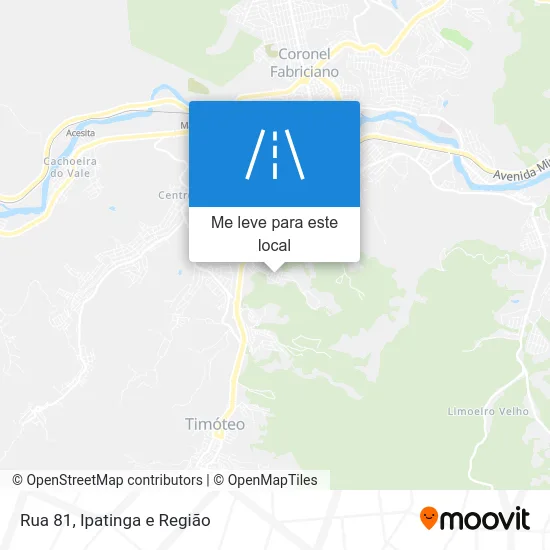 Rua 81 mapa