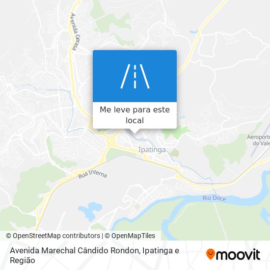 Avenida Marechal Cândido Rondon mapa