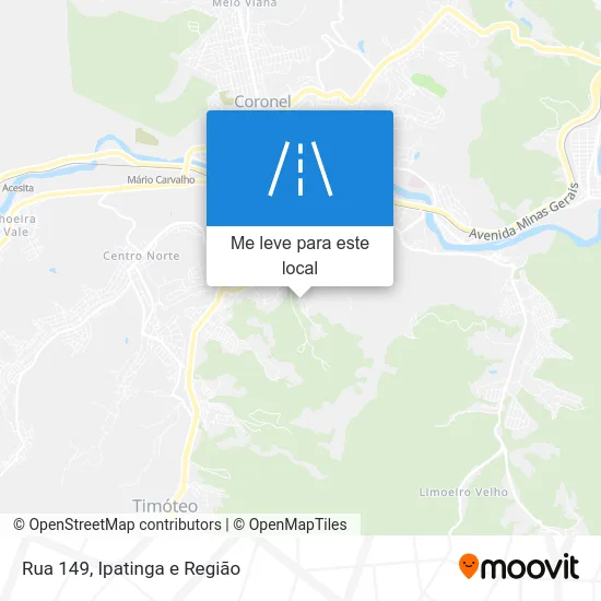 Rua 149 mapa