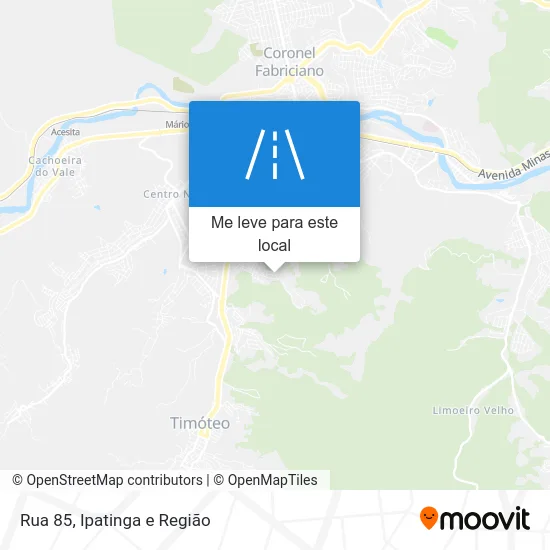 Rua 85 mapa