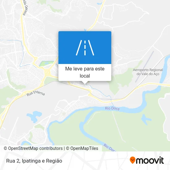 Rua 2 mapa
